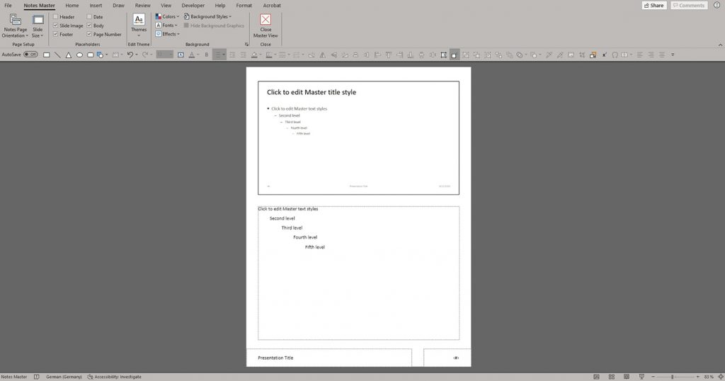 Notes PowerPoint